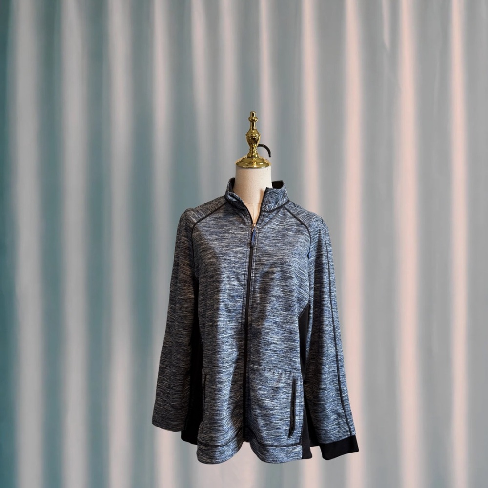 Women’s Blue Space Dye Active Jacket